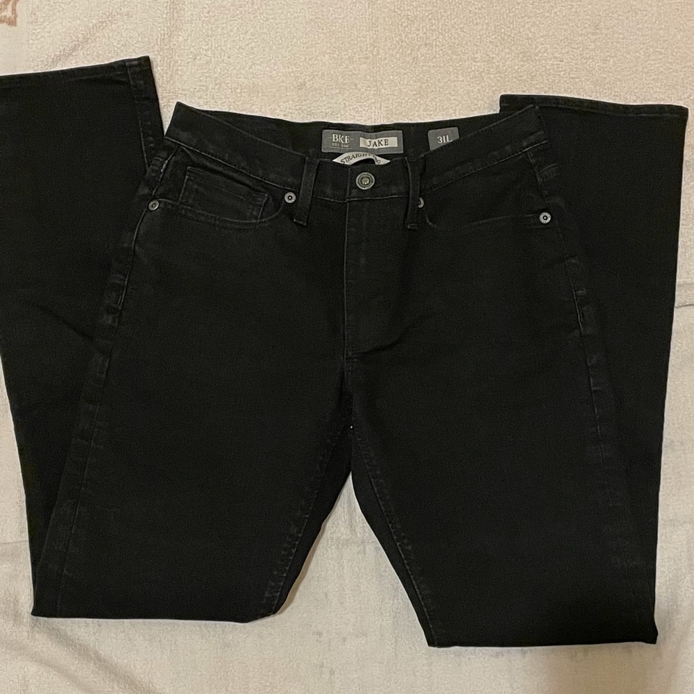Like New Men’s Black BKE Jake Straight Leg Jeans